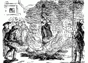 The execution of Anne Williams, from The Newgate Calendar. (www.exclassics.com)